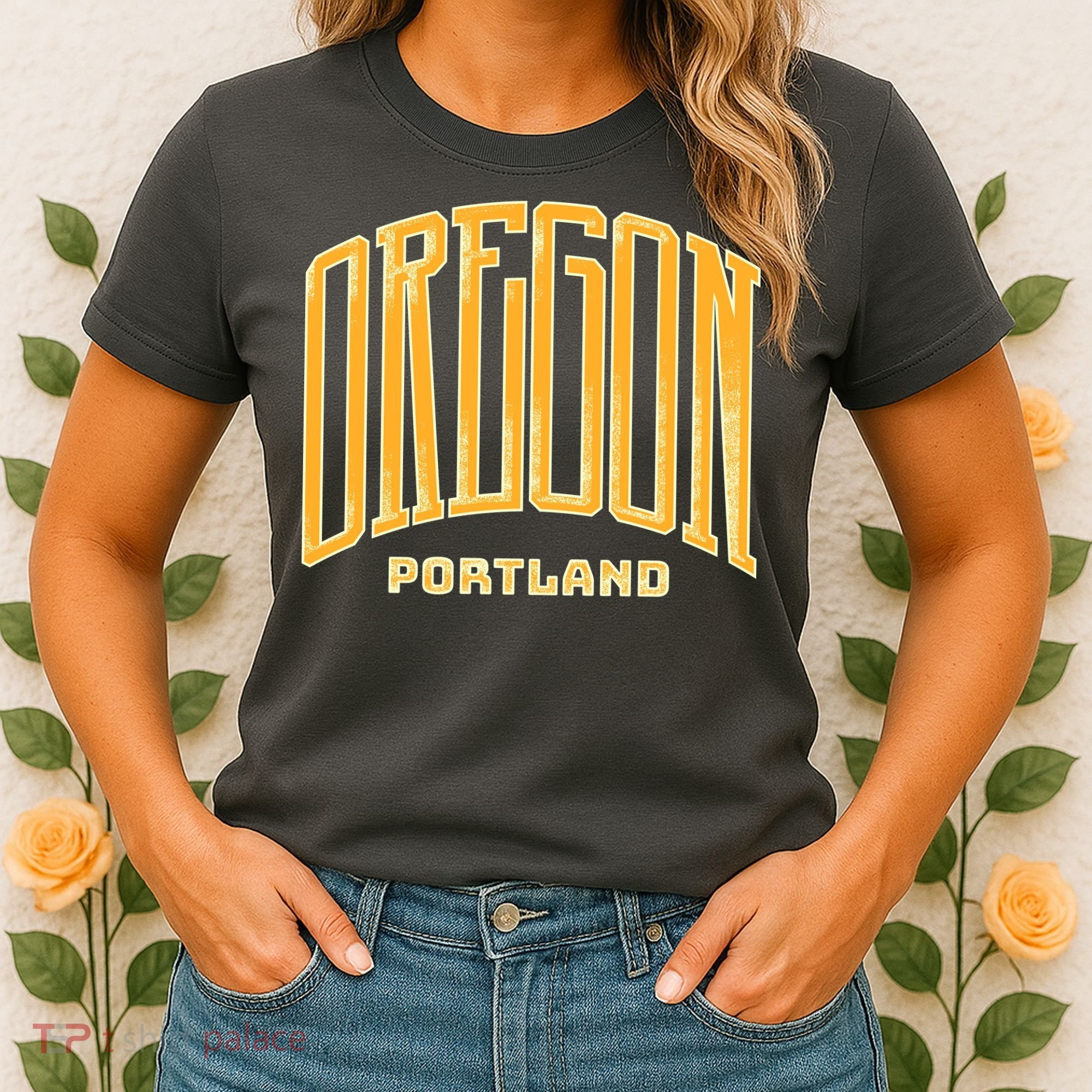 Portland Oregon Giant Logo Women's T-Shirt