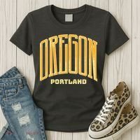 Portland Oregon Giant Logo Women's T-Shirt thumb 3