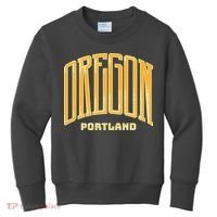 Portland Oregon Giant Logo Kids Sweatshirt thumb 0
