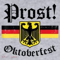 Prost Oktoberfest German Flag Crest Eagle Bavarian Women's Sweatshirt thumb 2