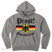 Prost Oktoberfest German Flag Crest Eagle Bavarian Hoodie thumb 0