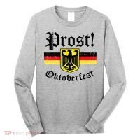 Prost Oktoberfest German Flag Crest Eagle Bavarian Long Sleeve Shirt thumb 0