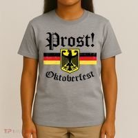Prost Oktoberfest German Flag Crest Eagle Bavarian T-Shirt thumb 4