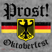 Prost Oktoberfest German Flag Crest Eagle Bavarian Toddler Hoodie thumb 2