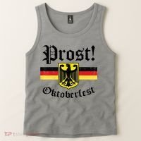 Prost Oktoberfest German Flag Crest Eagle Bavarian Tank Top thumb 2