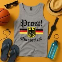 Prost Oktoberfest German Flag Crest Eagle Bavarian Tank Top thumb 4