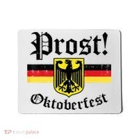 Prost Oktoberfest German Flag Crest Eagle Bavarian Mousepad thumb 0
