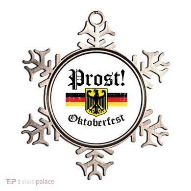 Prost Oktoberfest German Flag Crest Eagle Bavarian Ornament