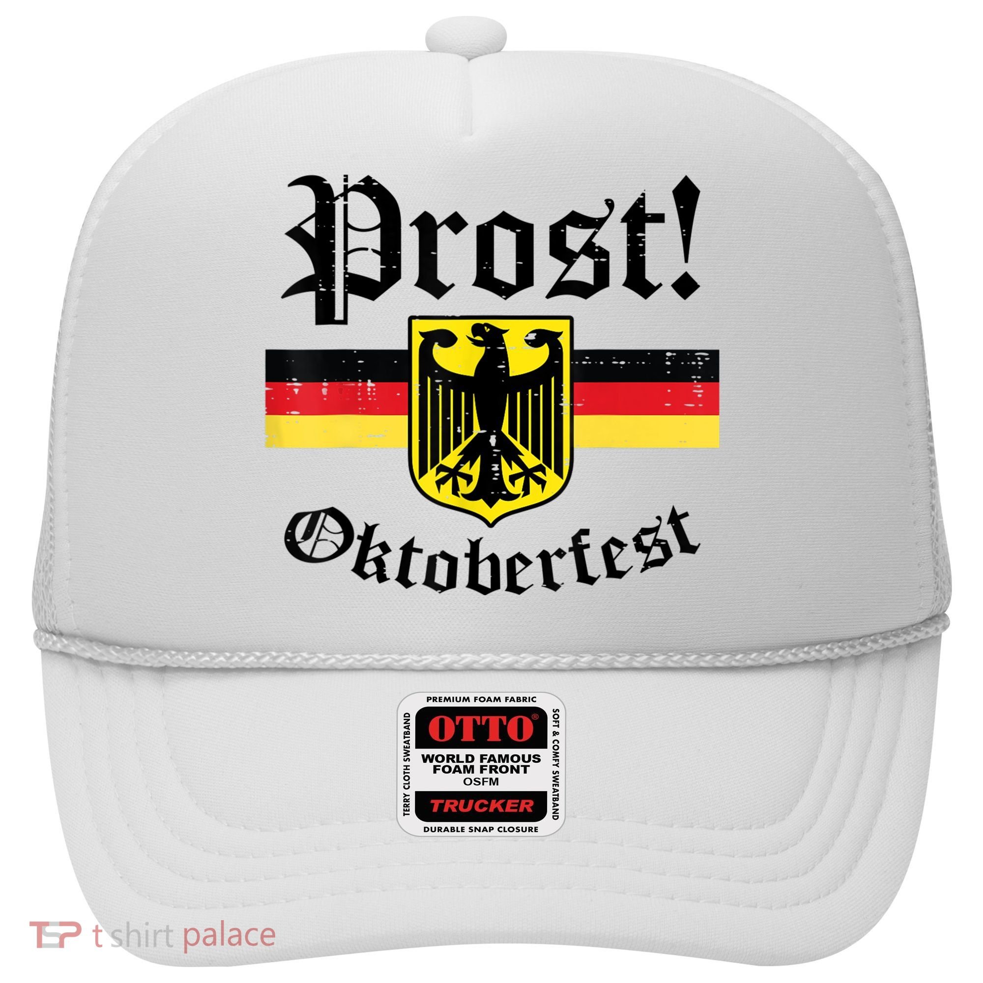 Prost Oktoberfest German Flag Crest Eagle Bavarian Hat