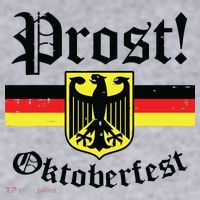 Prost Oktoberfest German Flag Crest Eagle Bavarian Women's Sweatshirt thumb 2