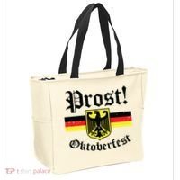 Prost Oktoberfest German Flag Crest Eagle Bavarian Tote Bag thumb 2
