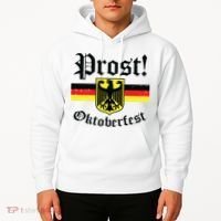 Prost Oktoberfest German Flag Crest Eagle Bavarian Hoodie thumb 2