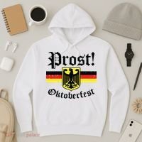 Prost Oktoberfest German Flag Crest Eagle Bavarian Hoodie thumb 3