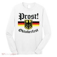 Prost Oktoberfest German Flag Crest Eagle Bavarian Long Sleeve Shirt thumb 0