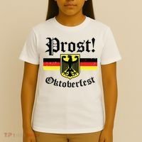 Prost Oktoberfest German Flag Crest Eagle Bavarian T-Shirt thumb 4