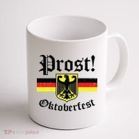 Prost Oktoberfest German Flag Crest Eagle Bavarian Coffee Mug thumb 1