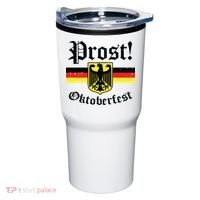 Prost Oktoberfest German Flag Crest Eagle Bavarian Tumbler thumb 0