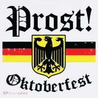 Prost Oktoberfest German Flag Crest Eagle Bavarian Women's Long Sleeve Shirt thumb 2