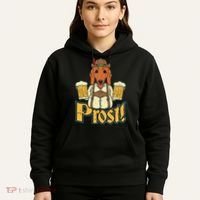 Prost Oktoberfest German Dachshund Dog Drinking Beer Hoodie thumb 5