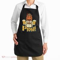 Prost Oktoberfest German Dachshund Dog Drinking Beer Apron thumb 2