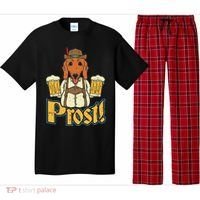 Prost Oktoberfest German Dachshund Dog Drinking Beer Pajama Set thumb 0