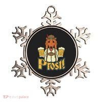 Prost Oktoberfest German Dachshund Dog Drinking Beer Ornament thumb 0