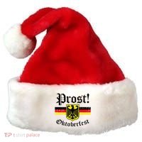 Prost Oktoberfest German Flag Crest Eagle Bavarian Santa Hat thumb 0