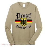 Prost Oktoberfest German Flag Crest Eagle Bavarian Long Sleeve Shirt thumb 0