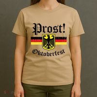 Prost Oktoberfest German Flag Crest Eagle Bavarian T-Shirt thumb 4