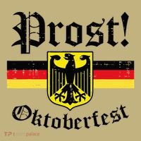 Prost Oktoberfest German Flag Crest Eagle Bavarian Polo thumb 2