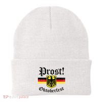 Prost Oktoberfest German Flag Crest Eagle Bavarian Beanie thumb 0