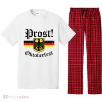 Prost Oktoberfest German Flag Crest Eagle Bavarian Pajama Set thumb 0