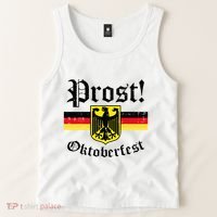Prost Oktoberfest German Flag Crest Eagle Bavarian Tank Top thumb 2