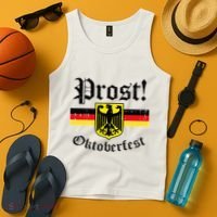 Prost Oktoberfest German Flag Crest Eagle Bavarian Tank Top thumb 4