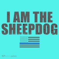 Police Officer Gift Thin Blue Line Gift I Am The Sheepdog Funny Gift Mousepad thumb 1