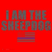 Police Officer Gift Thin Blue Line Gift I Am The Sheepdog Funny Gift Santa Hat thumb 1