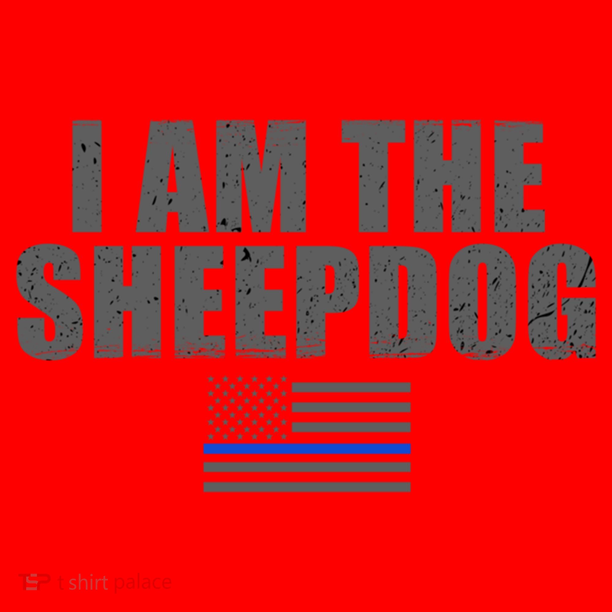 Police Officer Gift Thin Blue Line Gift I Am The Sheepdog Funny Gift Santa Hat