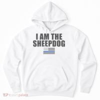 Police Officer Gift Thin Blue Line Gift I Am The Sheepdog Funny Gift Hoodie thumb 0