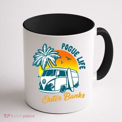 Pogue Life Banks Bronco Van Outer Coffee Mug back