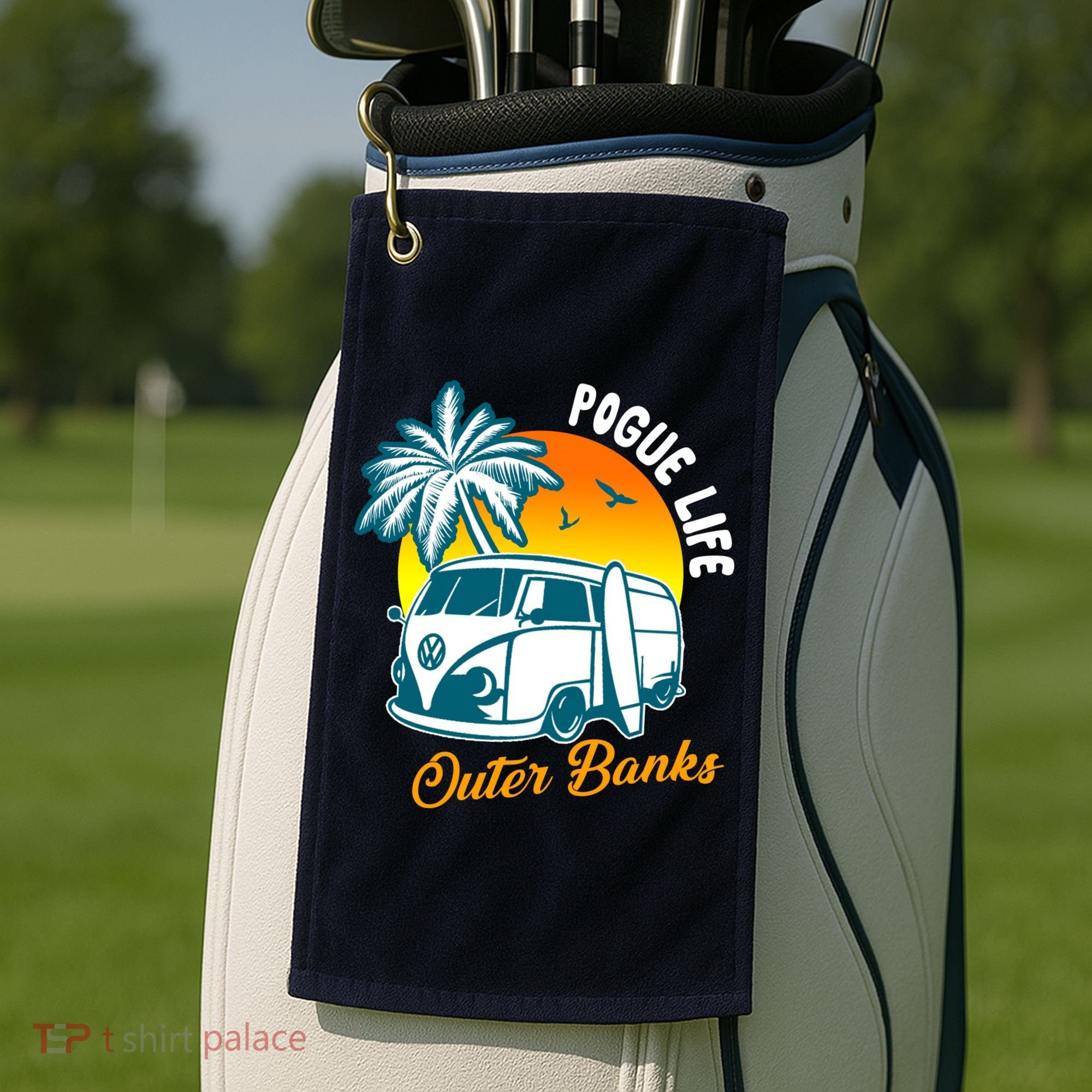 Pogue Life Banks Bronco Van Outer Golf Towel