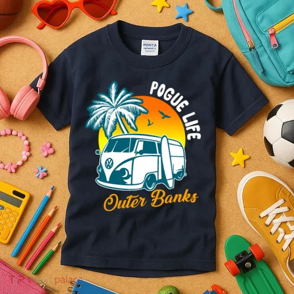 Pogue Life Banks Bronco Van Outer Kids T-Shirt