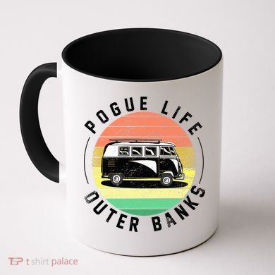 Pogue Life Retro Hippy Bus Coffee Mug