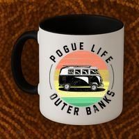 Pogue Life Retro Hippy Bus Coffee Mug thumb 2