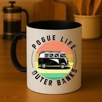 Pogue Life Retro Hippy Bus Coffee Mug thumb 4