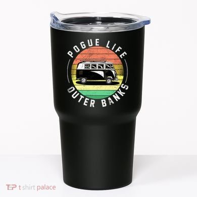 Pogue Life Retro Hippy Bus Tumbler