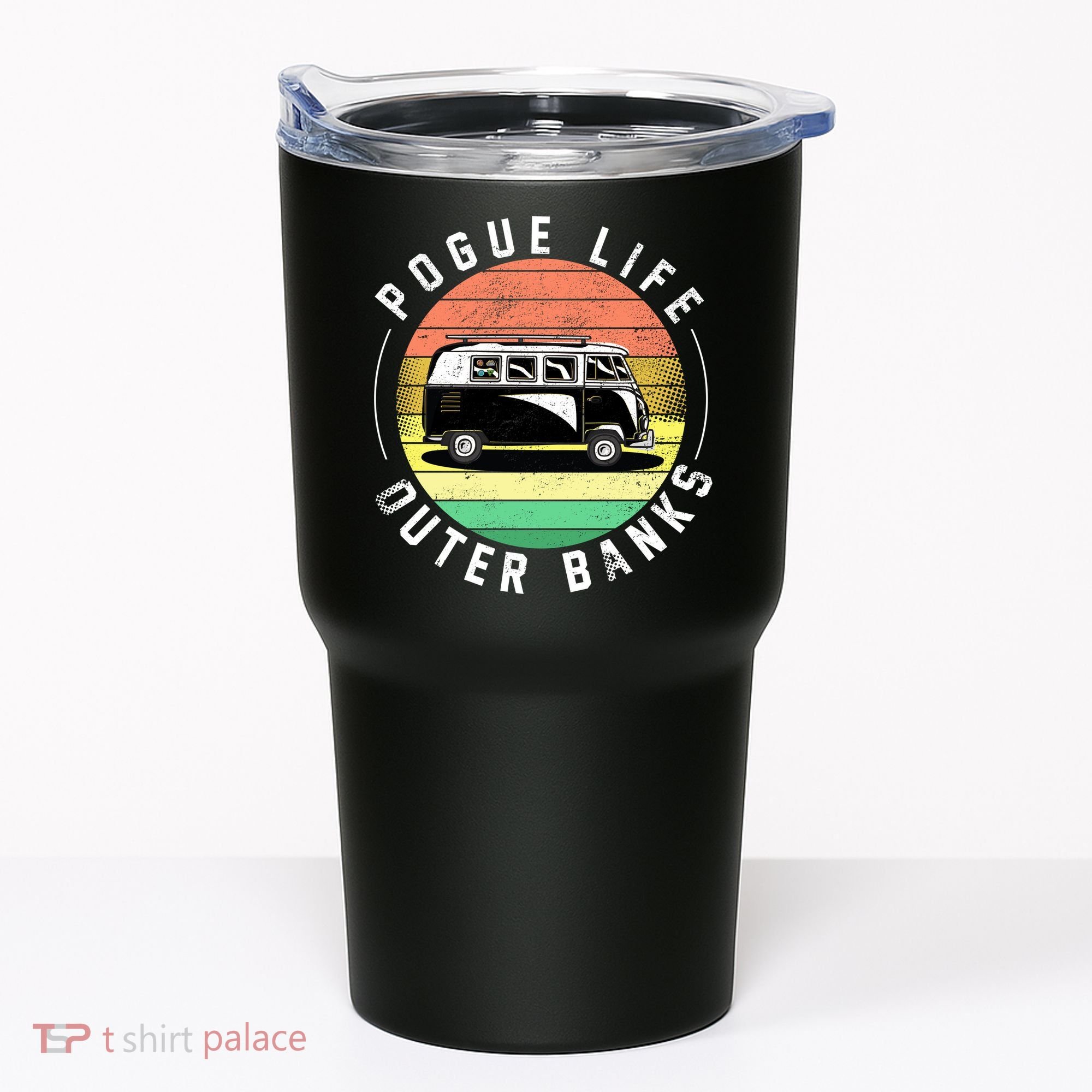 Pogue Life Retro Hippy Bus Tumbler