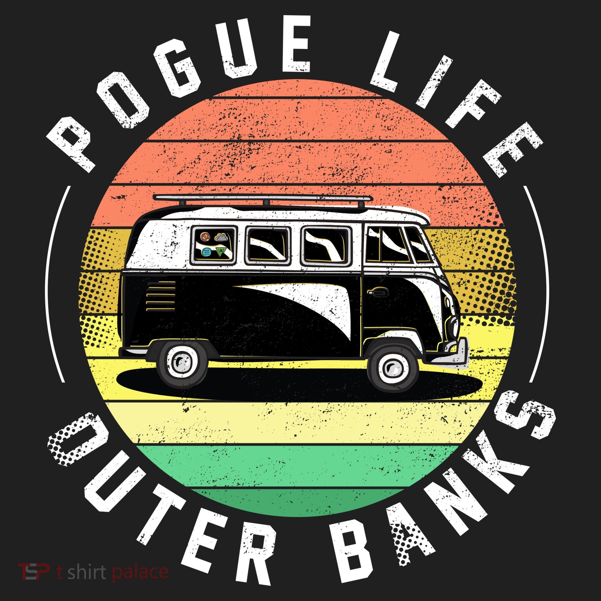 Pogue Life Retro Hippy Bus Tumbler
