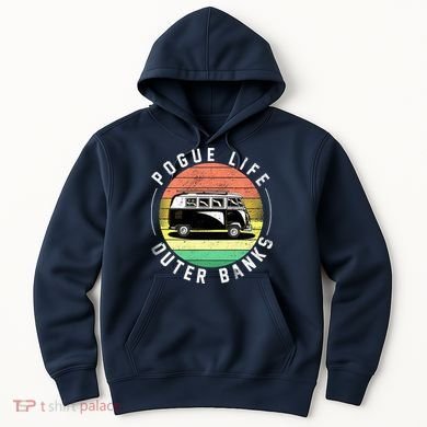 Pogue Life Retro Hippy Bus Hoodie