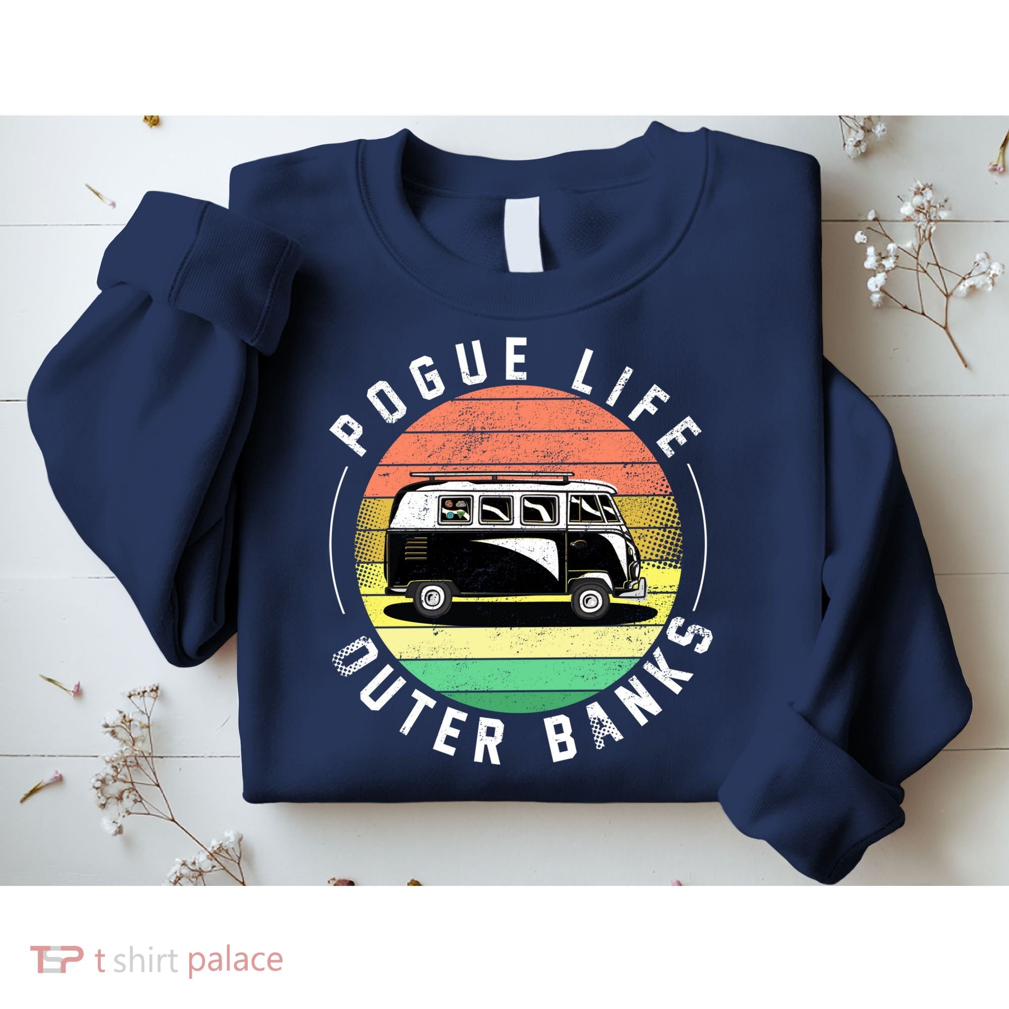 Pogue Life Retro Hippy Bus Sweatshirt