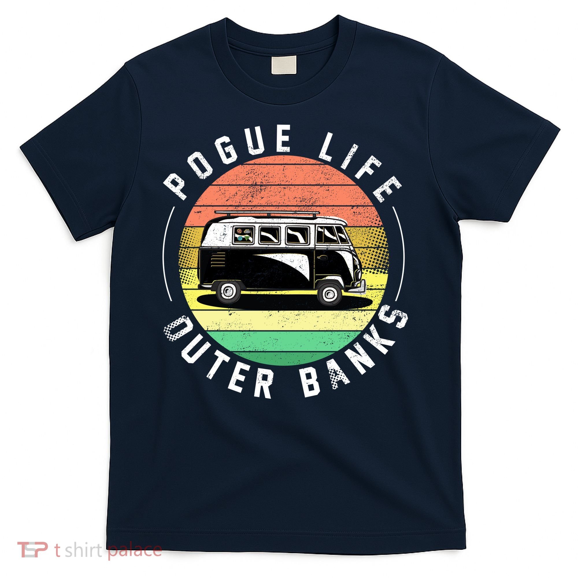 Pogue Life Retro Hippy Bus T-Shirt